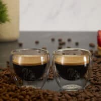 Espressogläser doppelwandig im Set, 65 ml Füllmenge