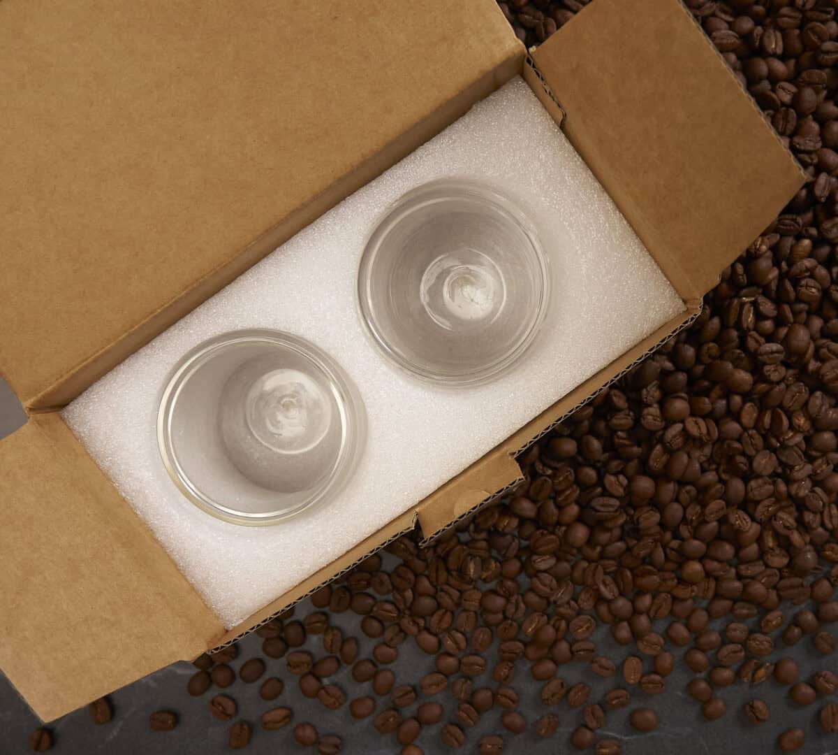 Espressoglaeser Doppelwandig 2er-Set Verpackung