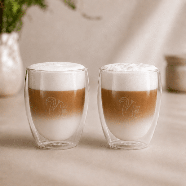 Latteglaeser doppelwandig