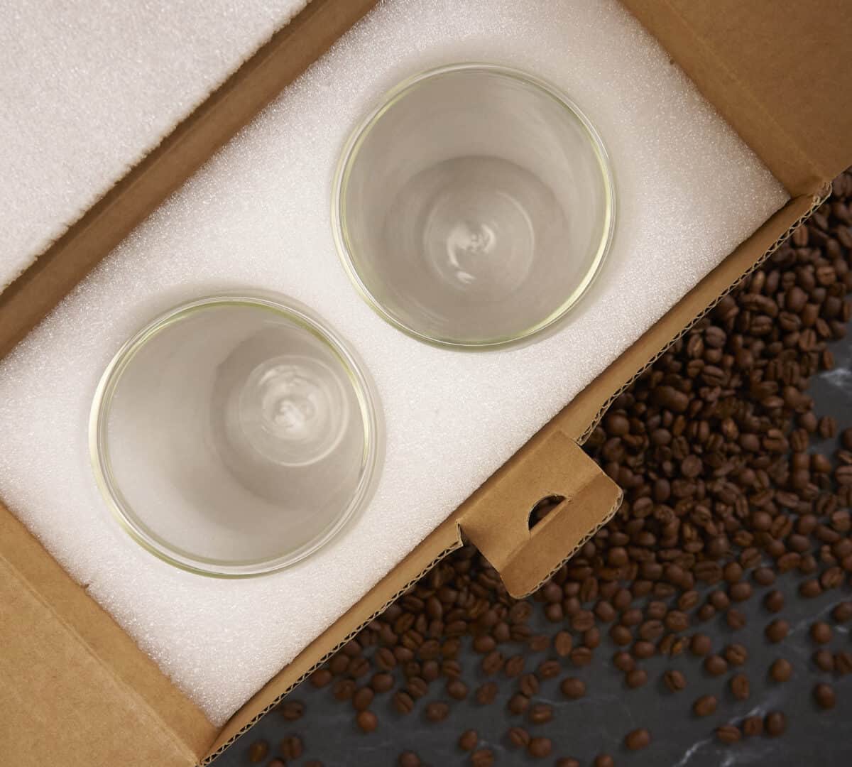Latte Glaeser Doppelwandig 2er-Set Verpackung