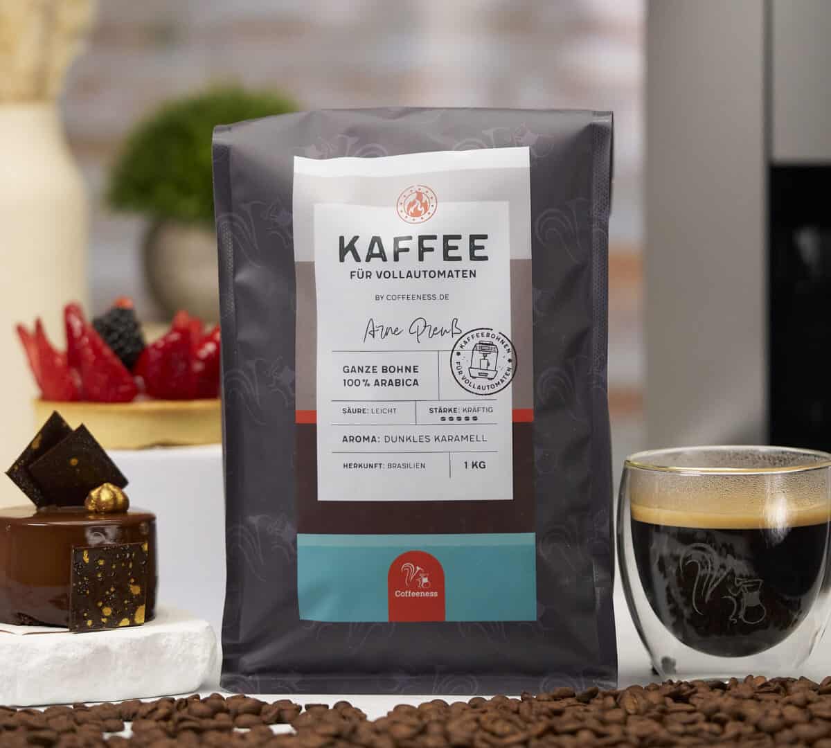 Kaffee fuer Vollautomaten Kraeftig-Roestung