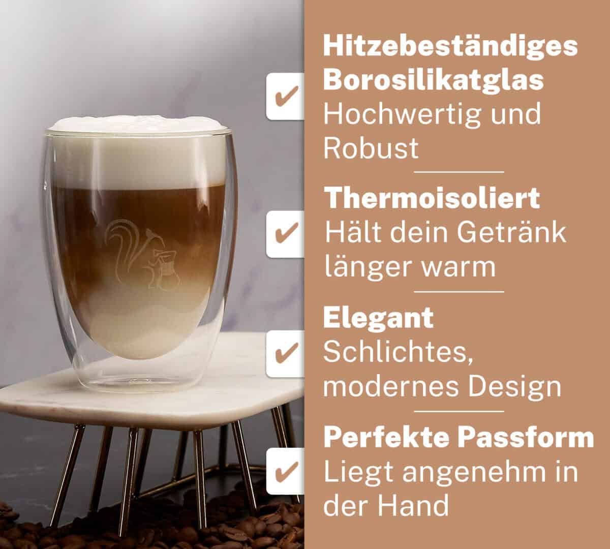 Latteglaeser Vorteile