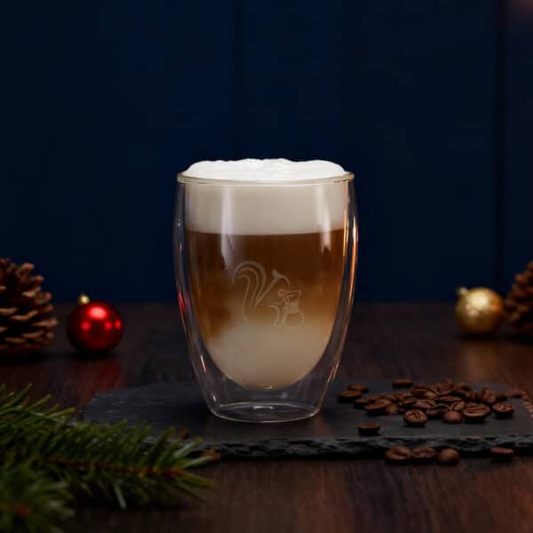 Latte-Gläser doppelwandig im Set, 300 ml Füllmenge