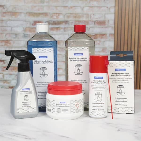Alle Coffeeness Reiniger und Pflegeartikel fuer Vollautomaten