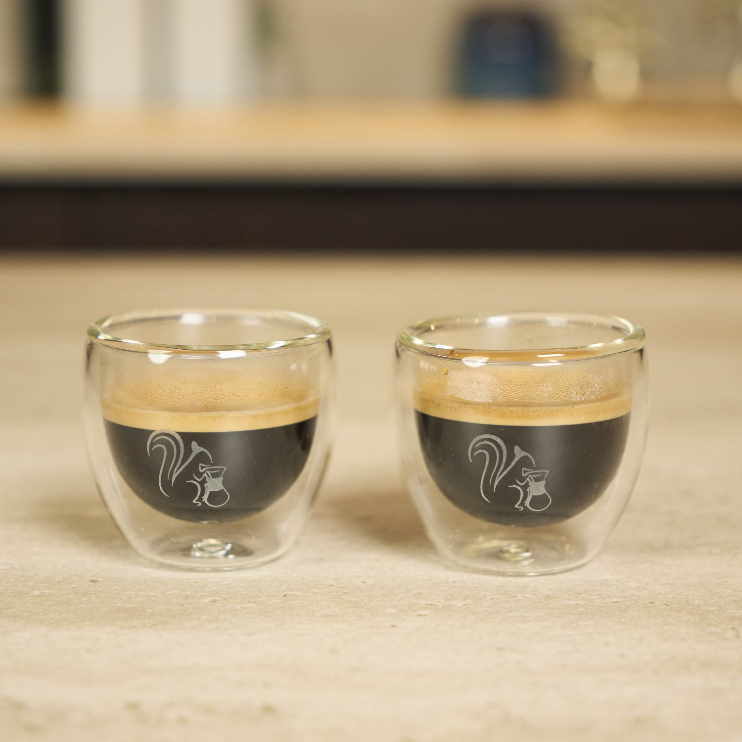 Coffeeness Espressogläser im Set, 65 ml